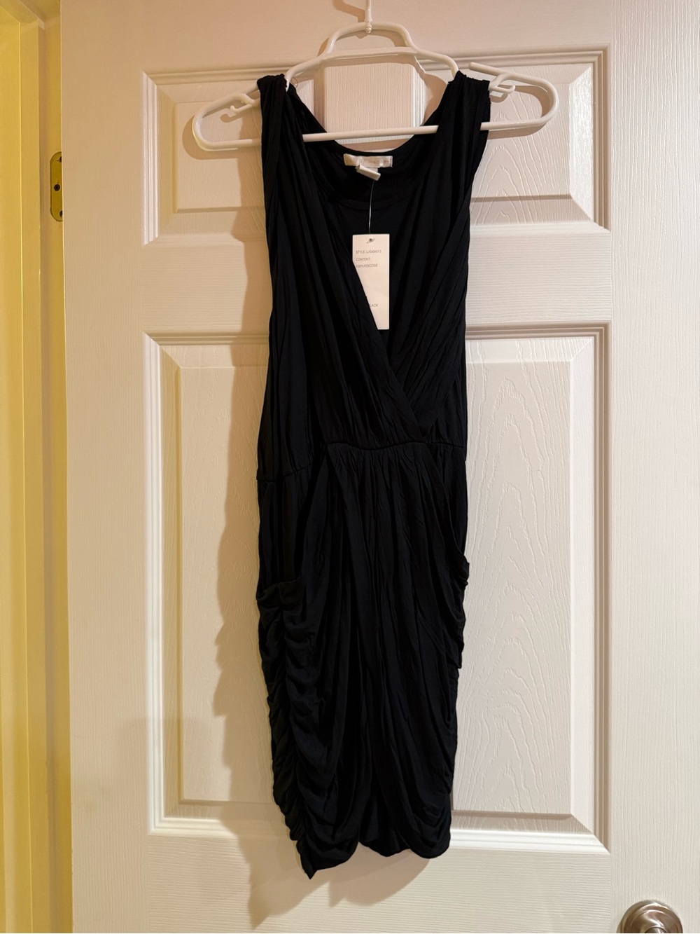 Design History Jersey Knit Draped Dress M NWT